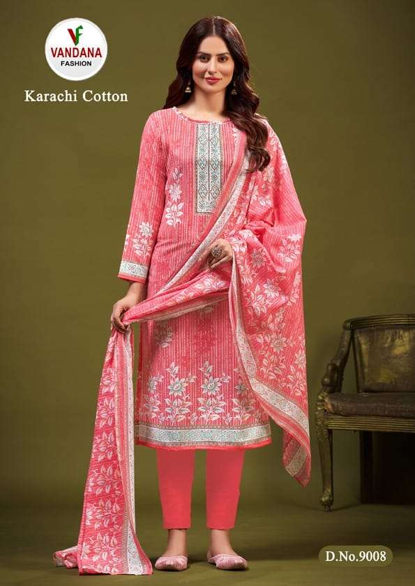 VANDANA FASHION KARACHI COTTON VOL 9 