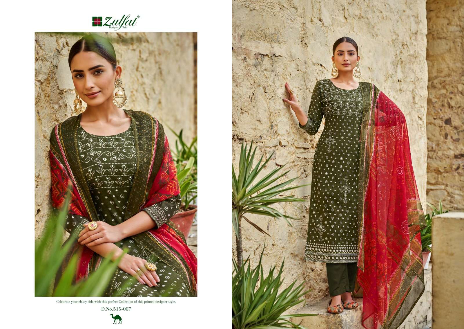 ZULFAT DESIGNER SUITS TAMANNA VOL 4