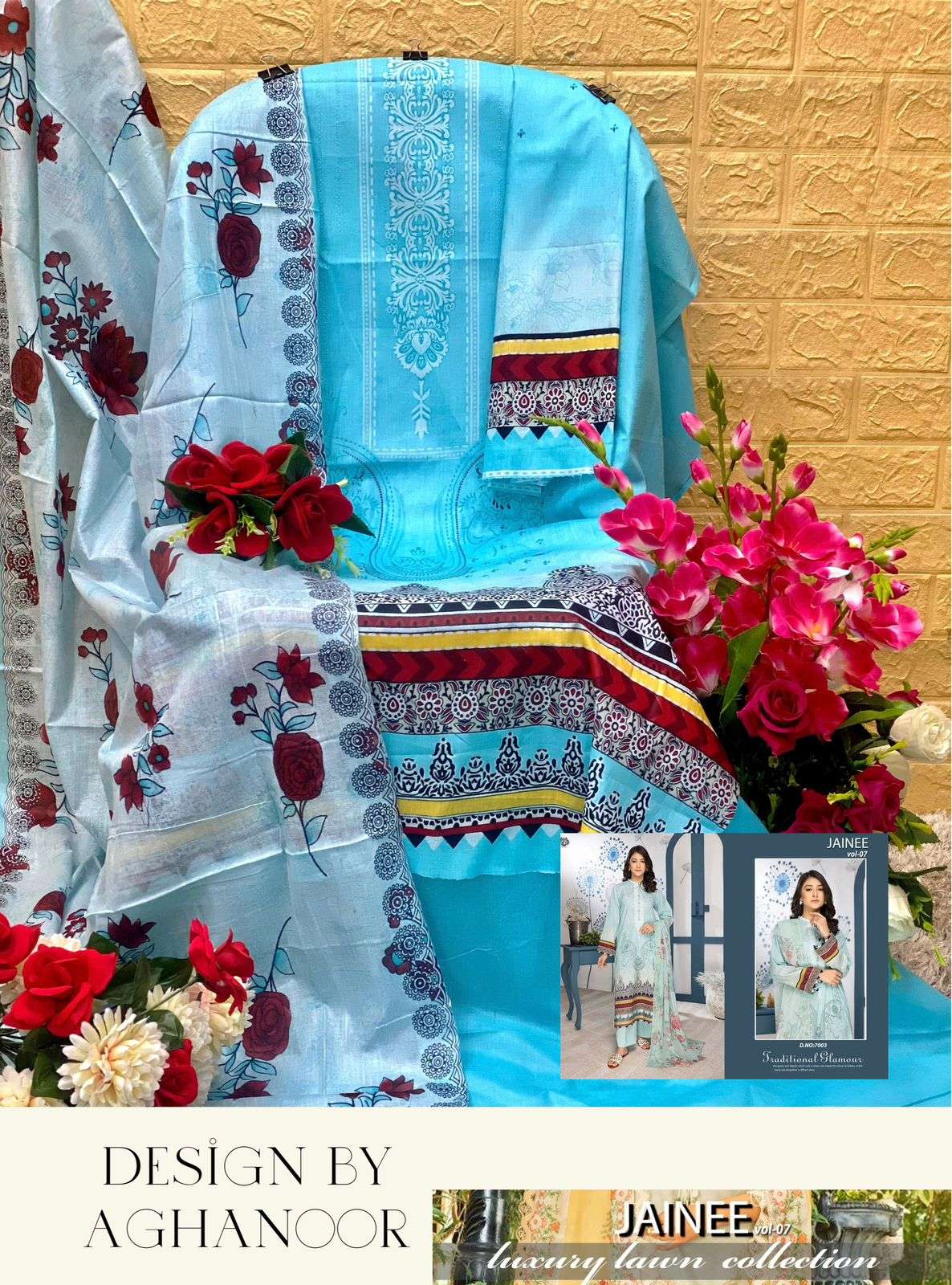 AGHA NOOR JAINEE VOL 7 LUXURY LAWN COLLECTION