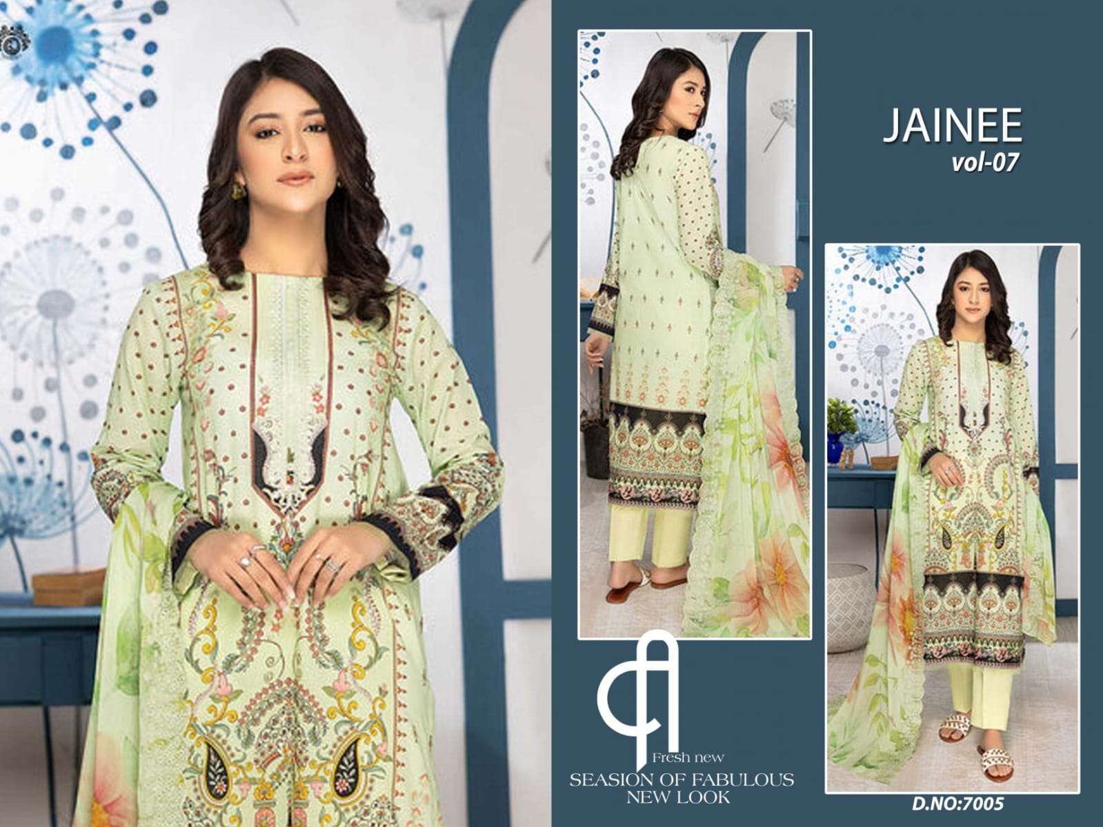 AGHA NOOR JAINEE VOL 7 LUXURY LAWN COLLECTION