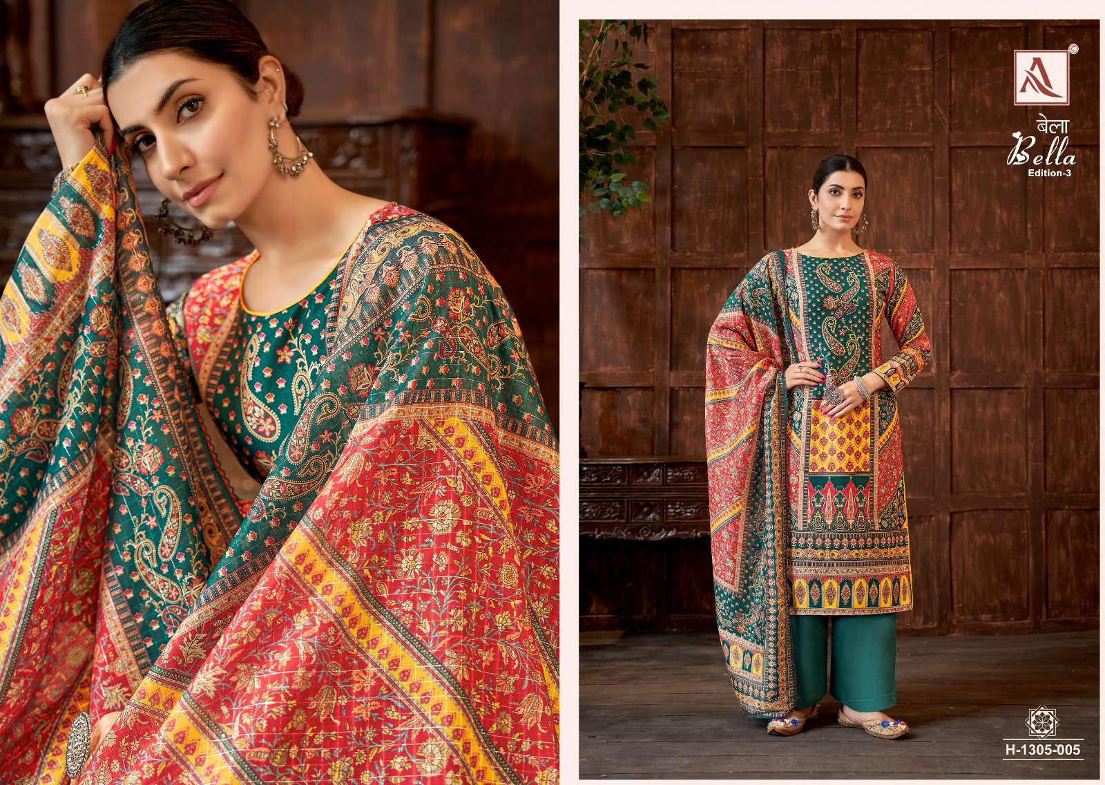 ALOK SUITS BELLA VOL 3 