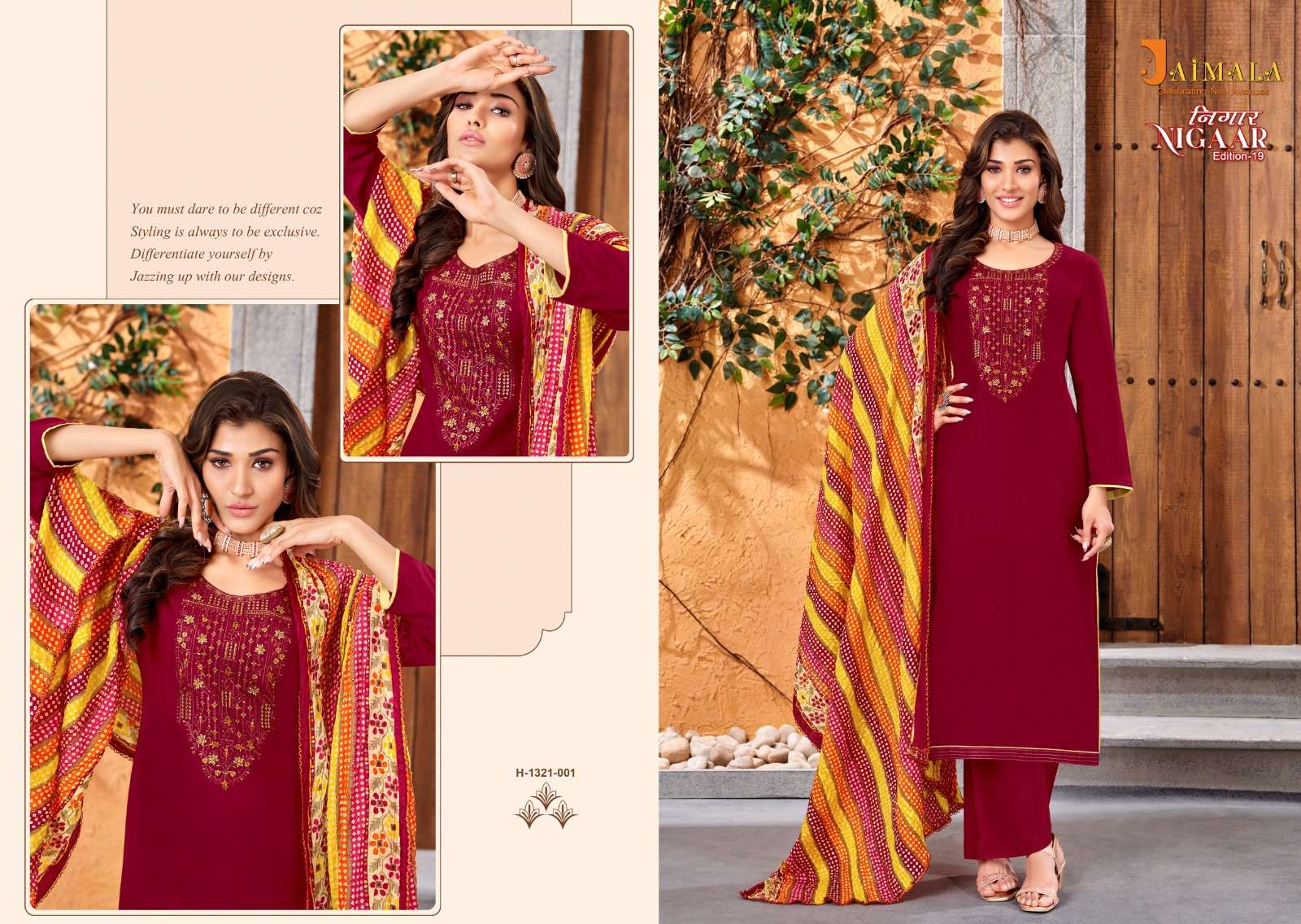 ALOK SUITS JAIMALA NIGAAR VOL 19