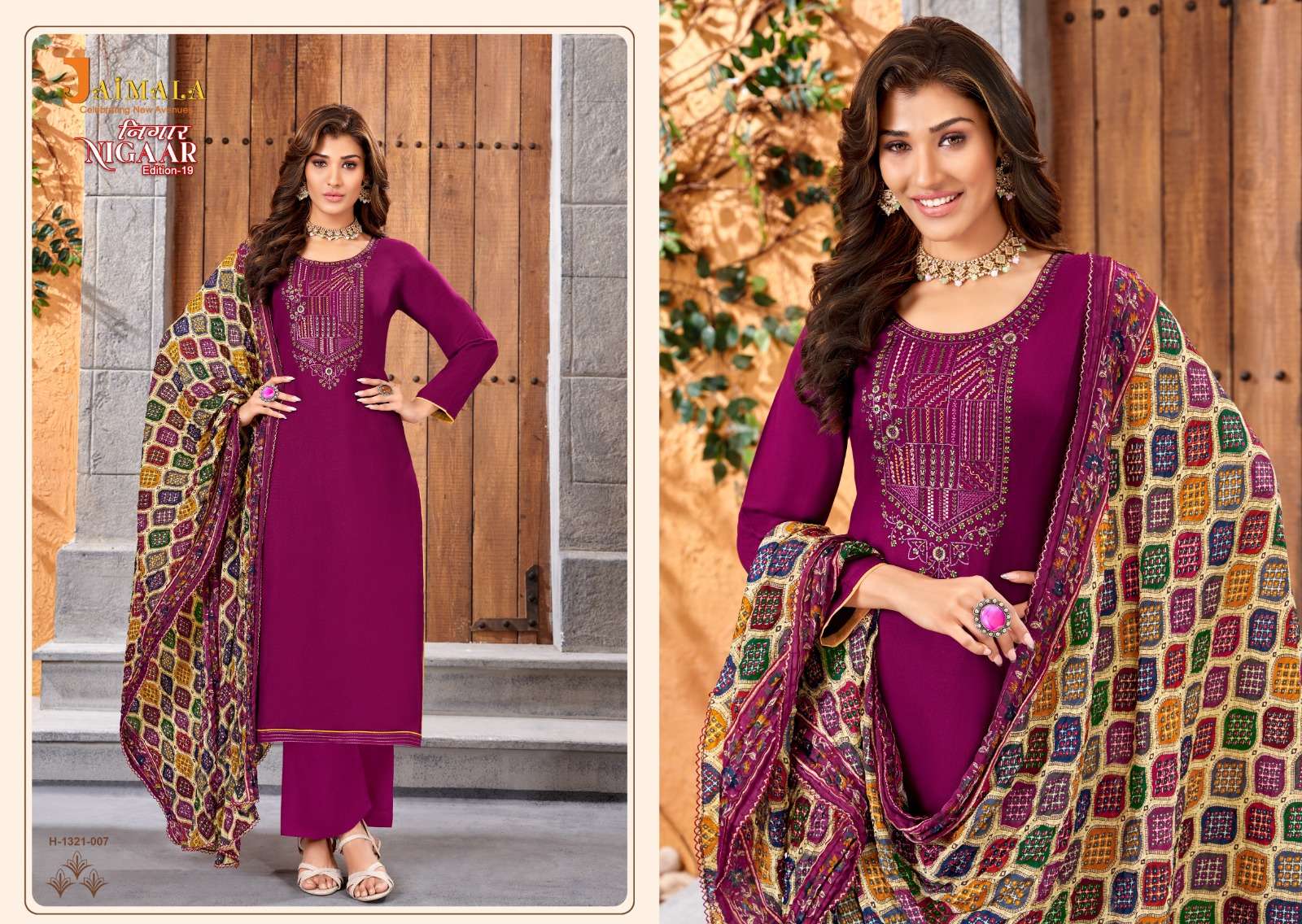 ALOK SUITS JAIMALA NIGAAR VOL 19