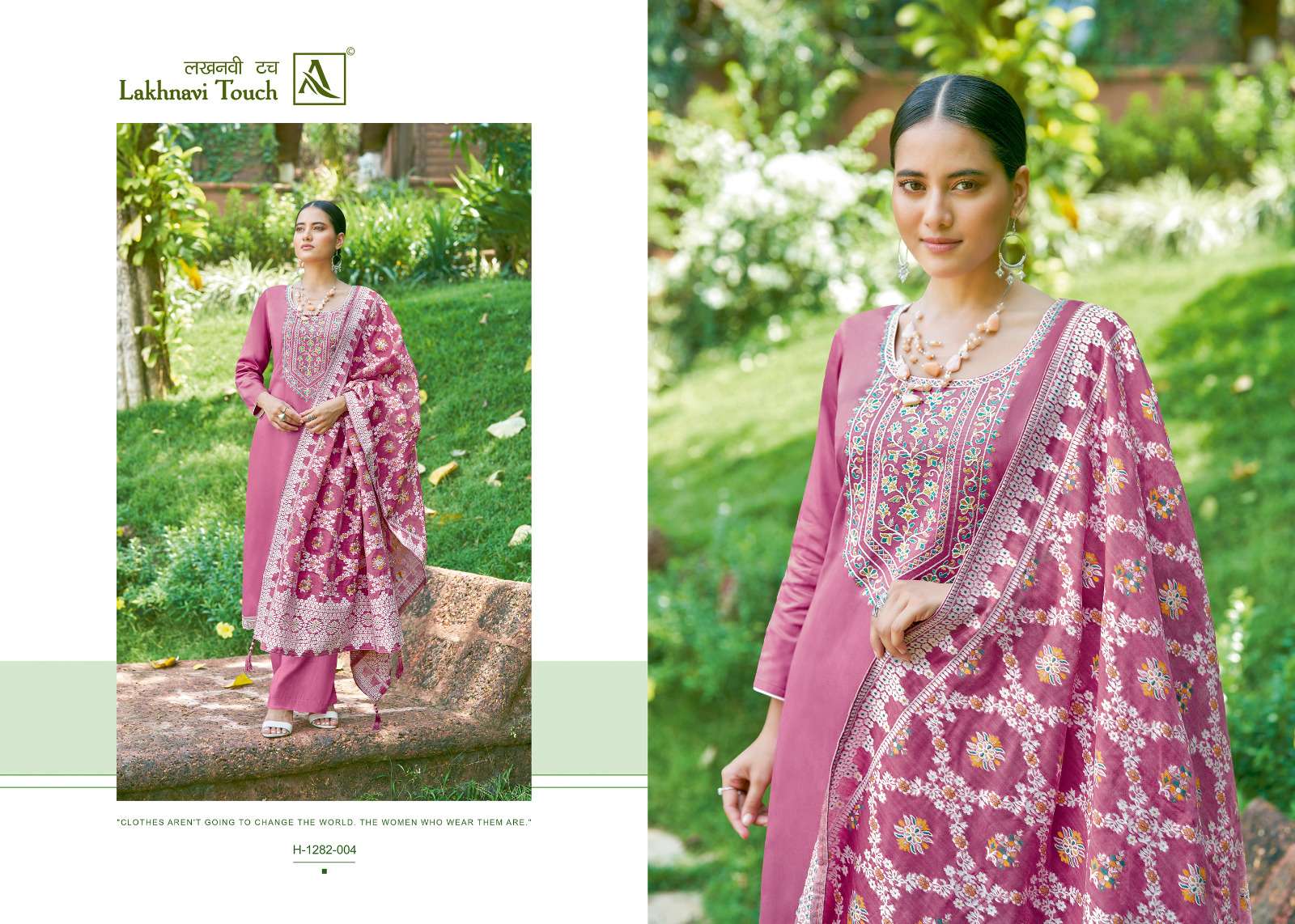 ALOK SUITS LAKHNAVI TOUCH 