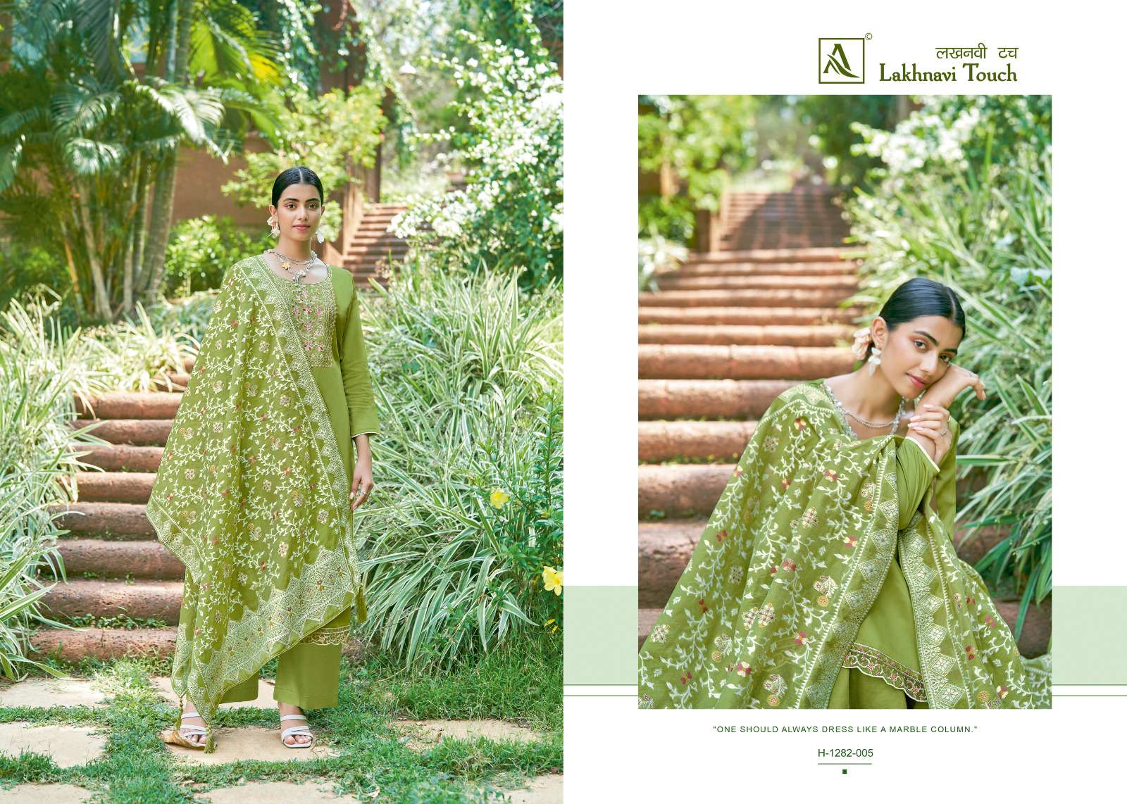 ALOK SUITS LAKHNAVI TOUCH 
