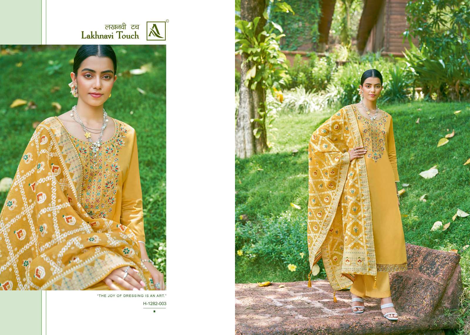 ALOK SUITS LAKHNAVI TOUCH 