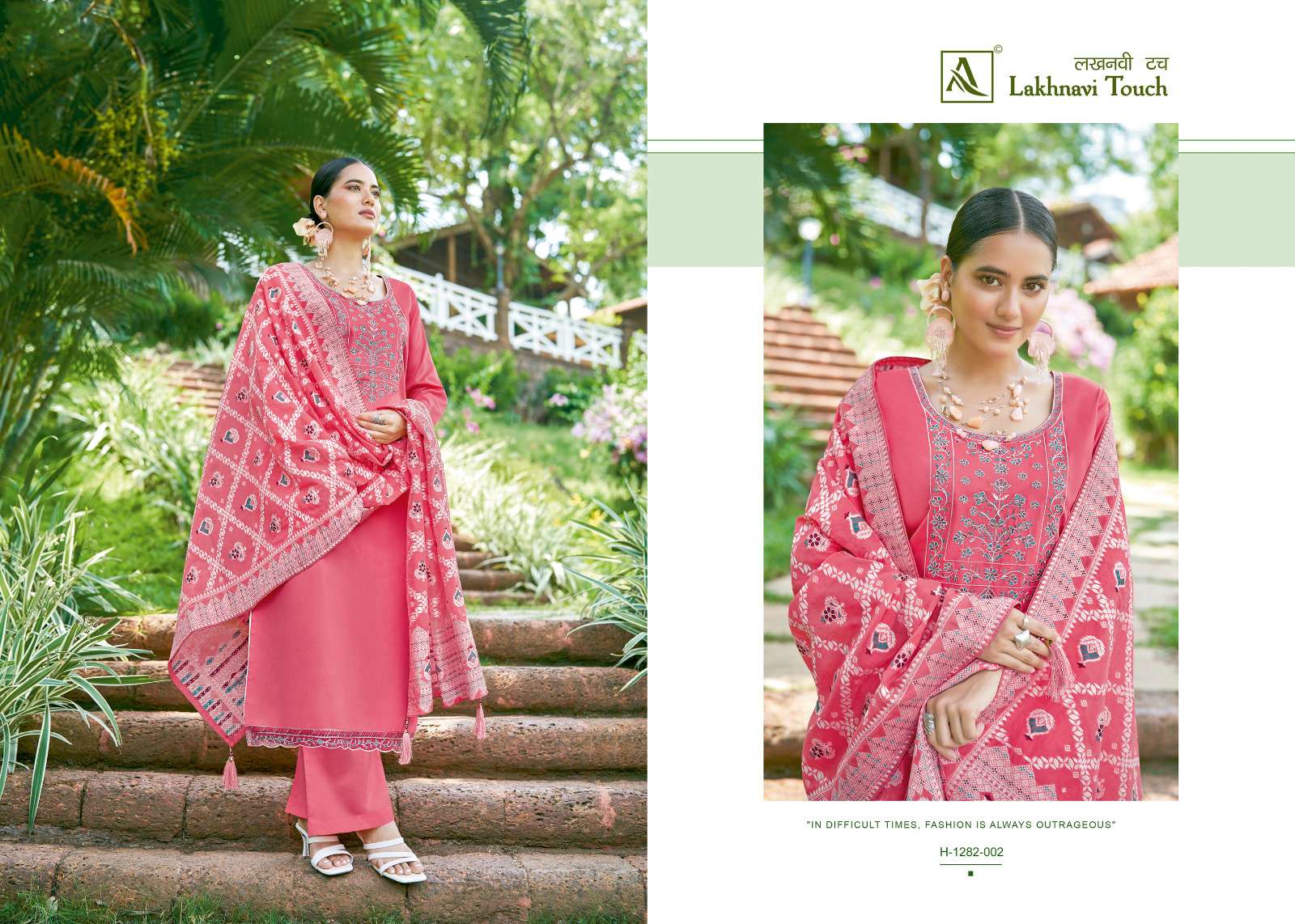 ALOK SUITS LAKHNAVI TOUCH 
