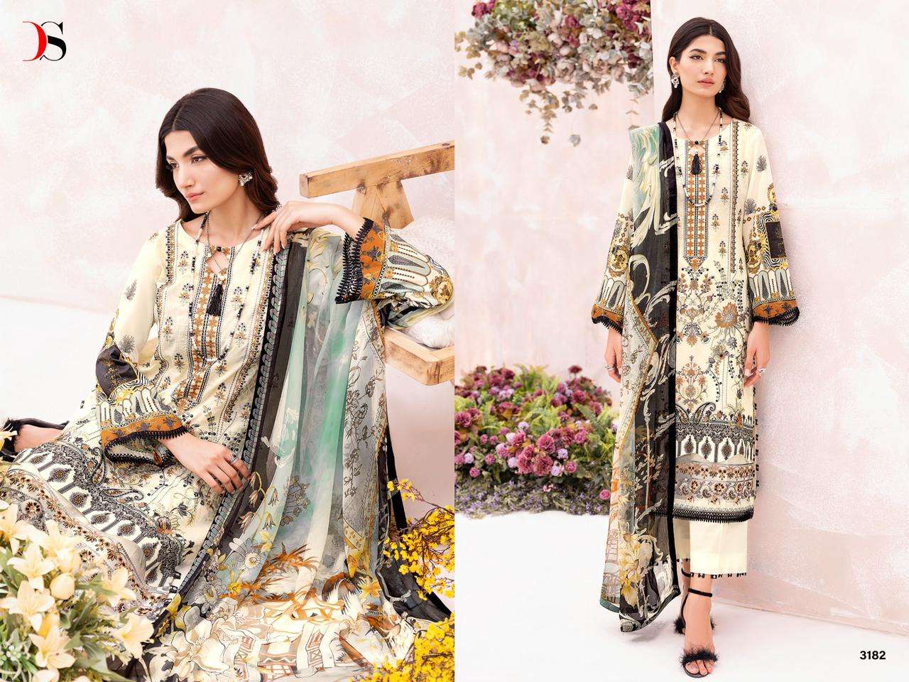 DEEPSY SUITS CHEVERON LAWN VOL 8