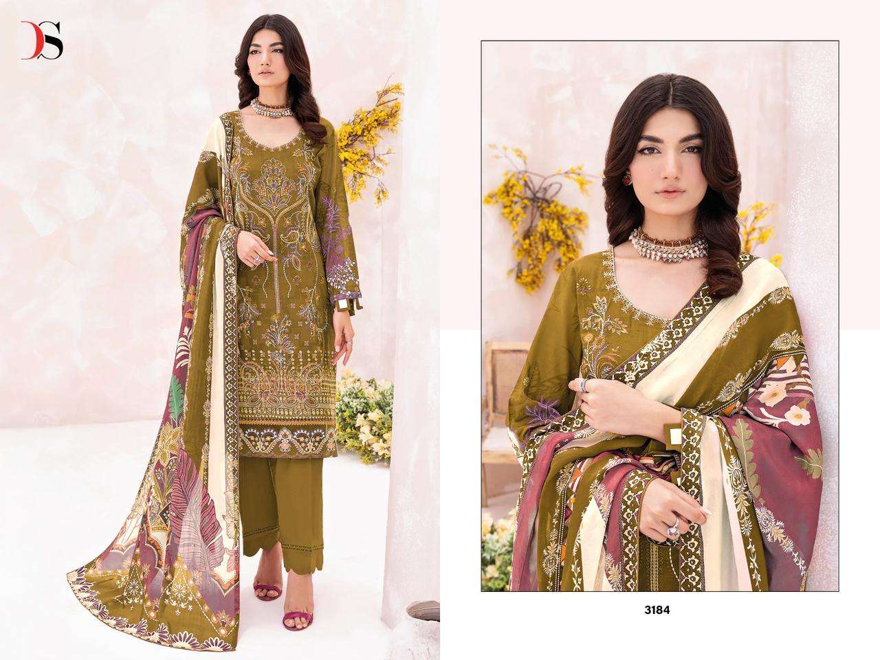 DEEPSY SUITS CHEVERON LAWN VOL 8