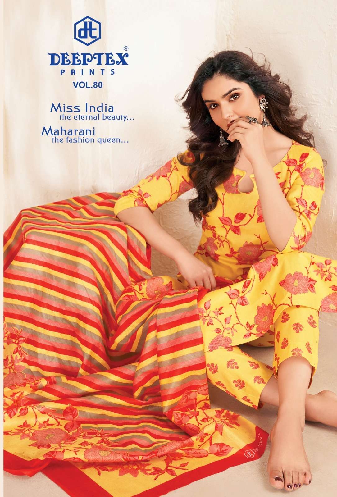 DEEPTEX PRINTS MISS INDIA VOL 80 