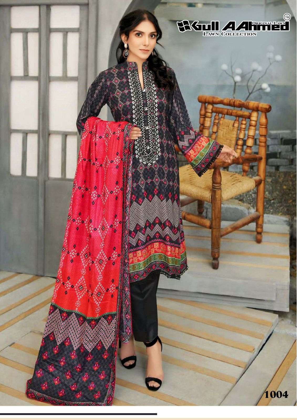 GULL AAHMED ZARQASH EMBROIDERED LAWN COLLECTION