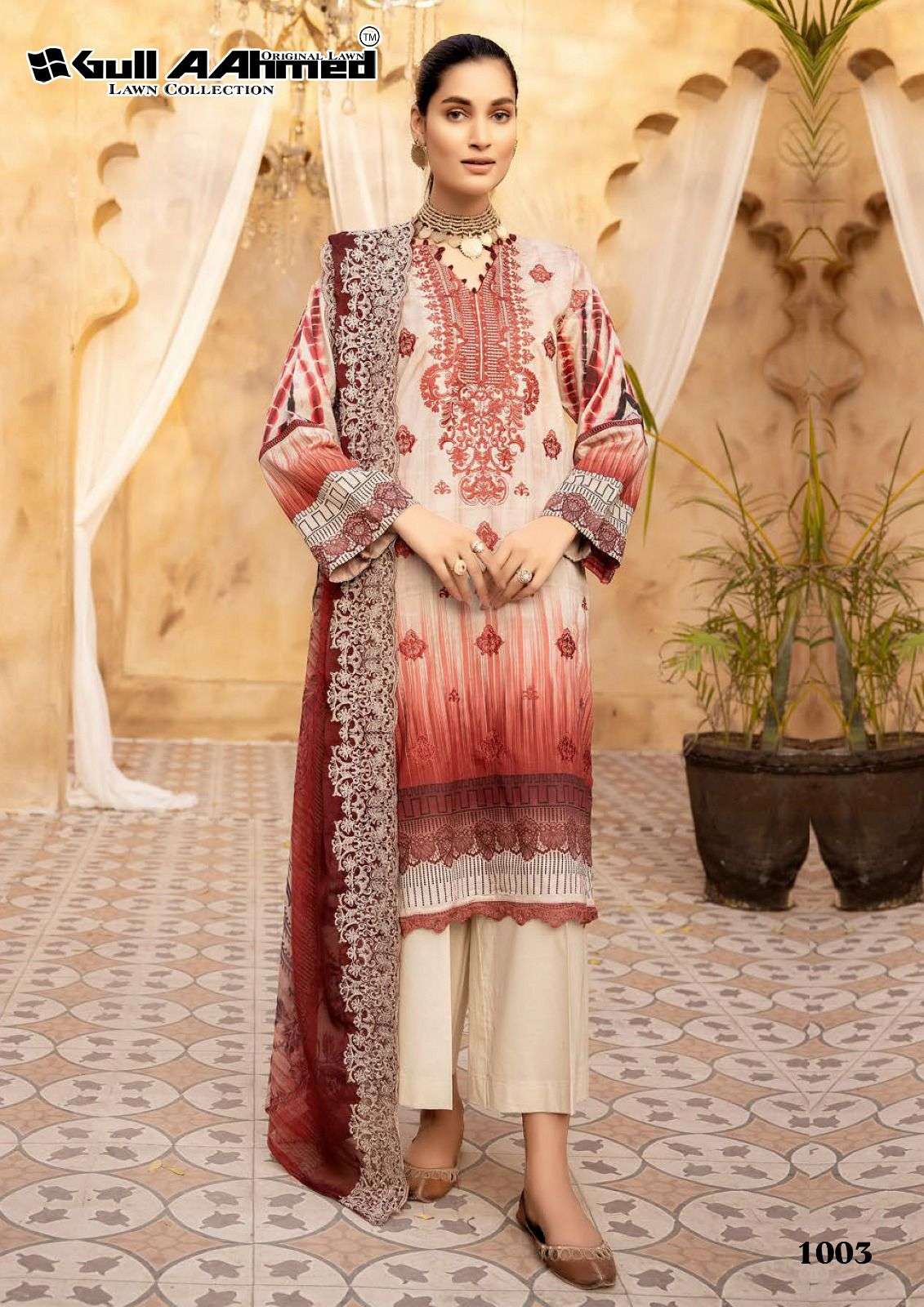 GULL AAHMED ZARQASH EMBROIDERED LAWN COLLECTION