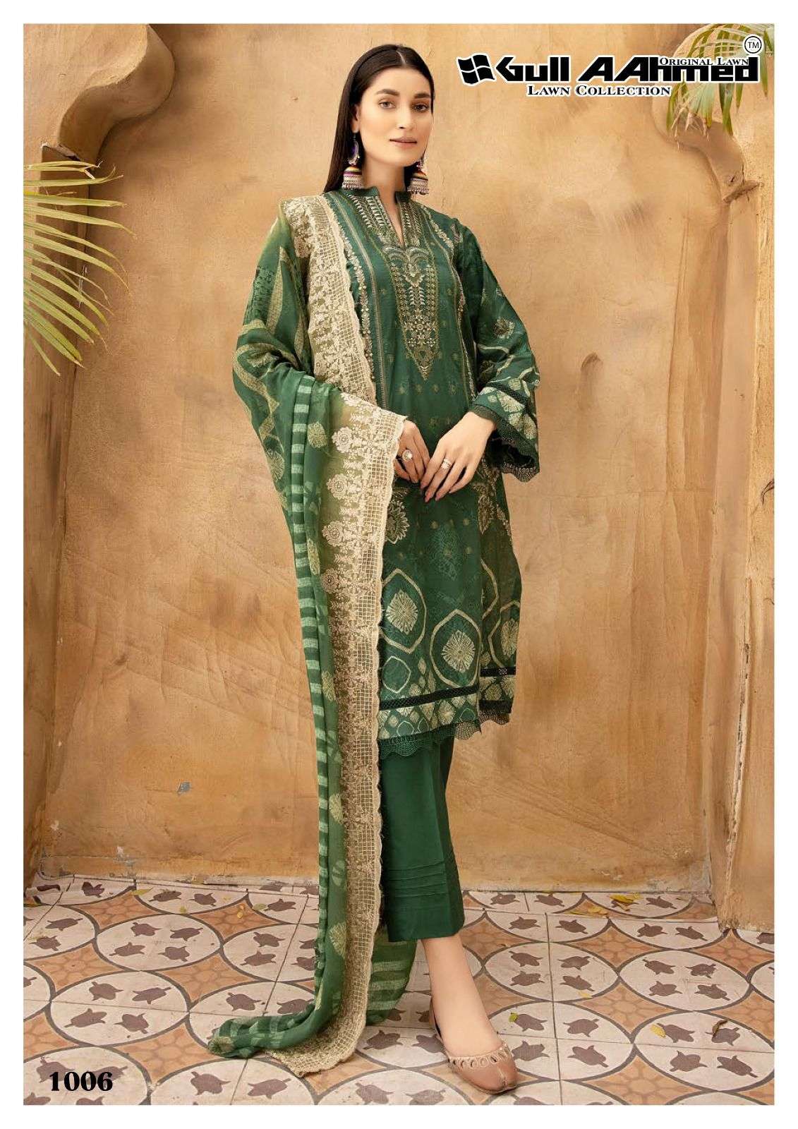 GULL AAHMED ZARQASH EMBROIDERED LAWN COLLECTION