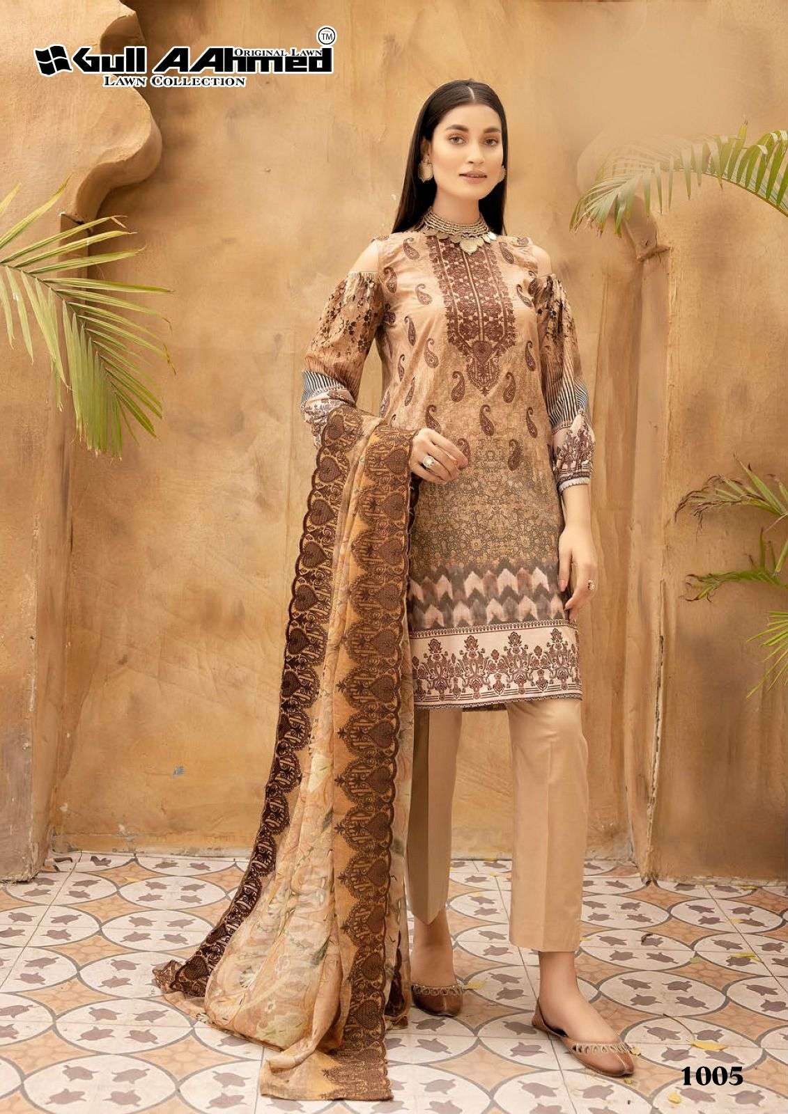 GULL AAHMED ZARQASH EMBROIDERED LAWN COLLECTION