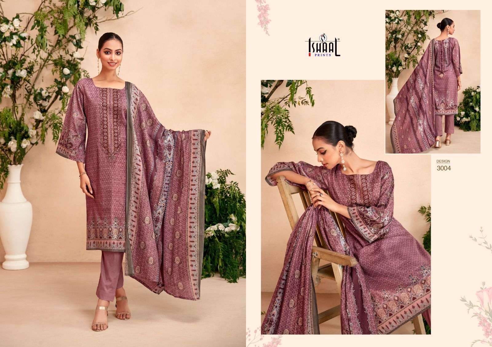 ISHAAL PRINTS EMBROIDERED VOL 3