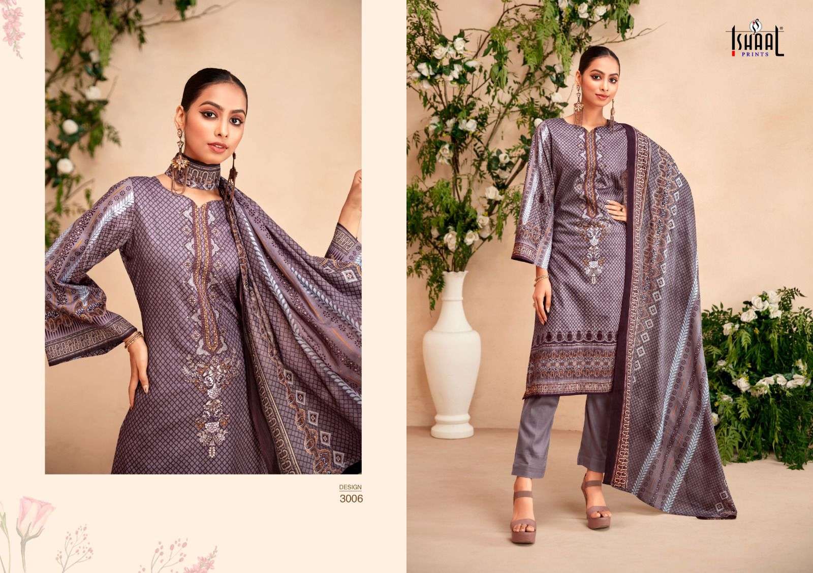 ISHAAL PRINTS EMBROIDERED VOL 3