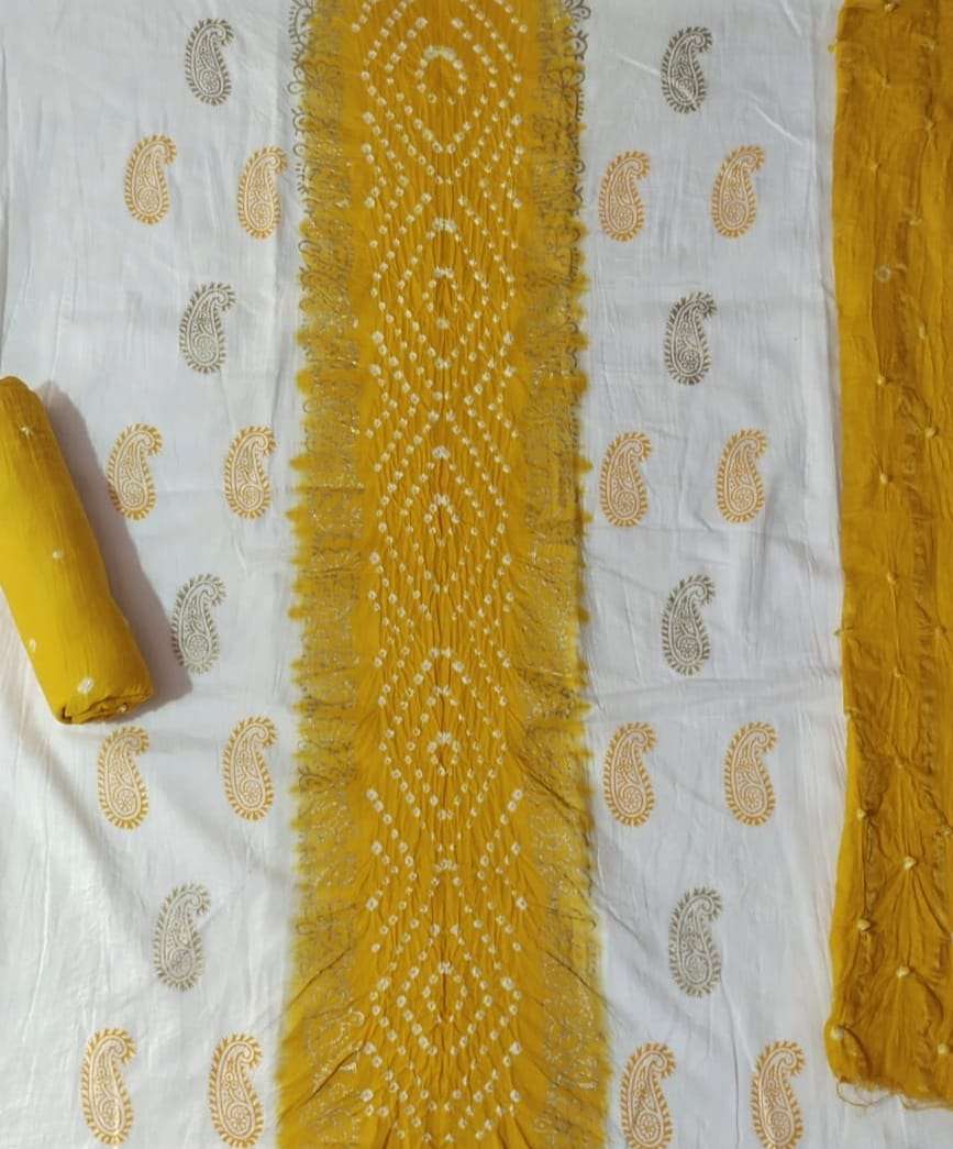 JJ CREATION WHITE PENAL BANDHEJ