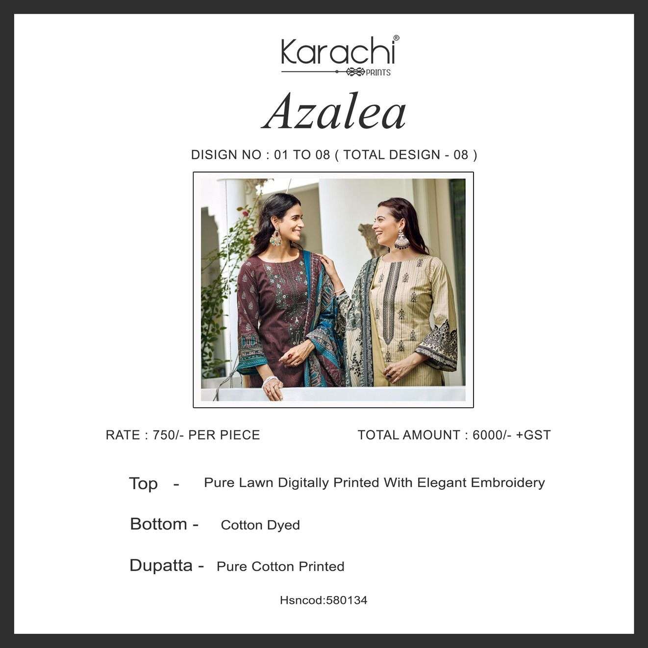 KARACHI PRINTS AZALEA 