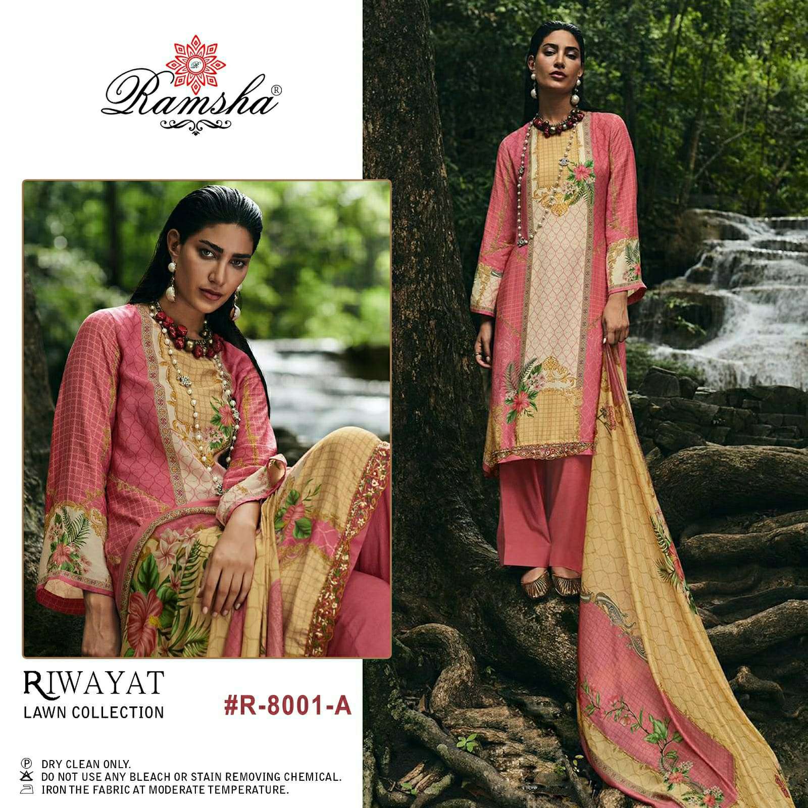 RAMSHA RIWAYAT LAWN COLLECTION 