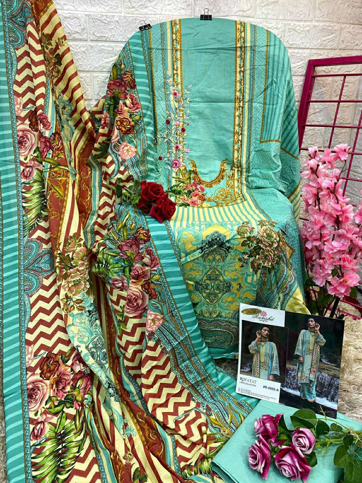 RAMSHA RIWAYAT LAWN COLLECTION 