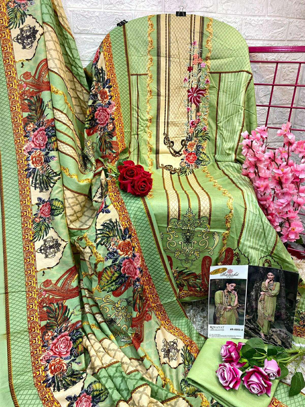 RAMSHA RIWAYAT LAWN COLLECTION 