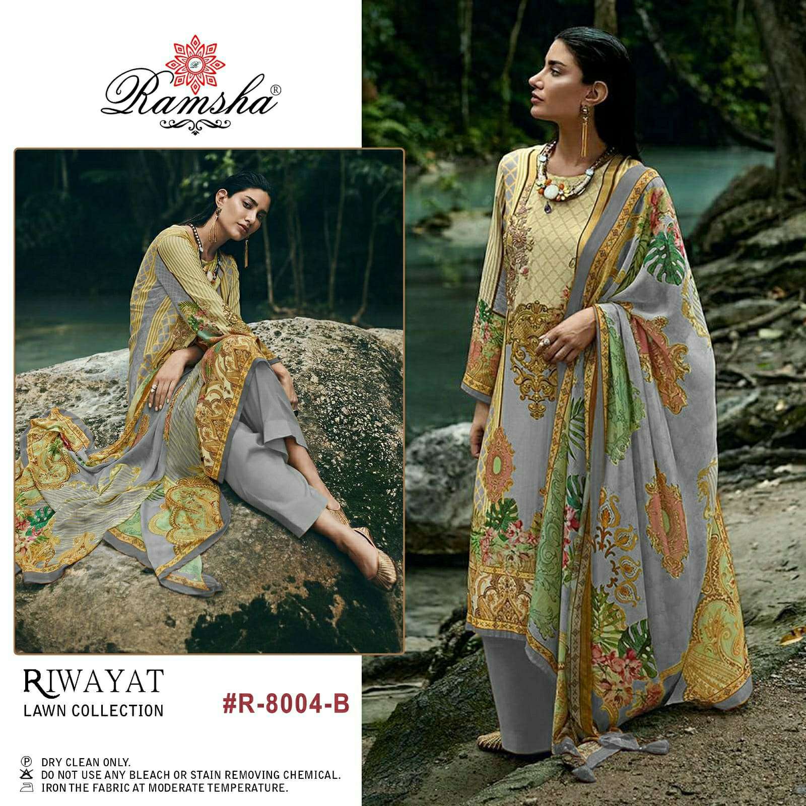 RAMSHA RIWAYAT LAWN COLLECTION VOL 2