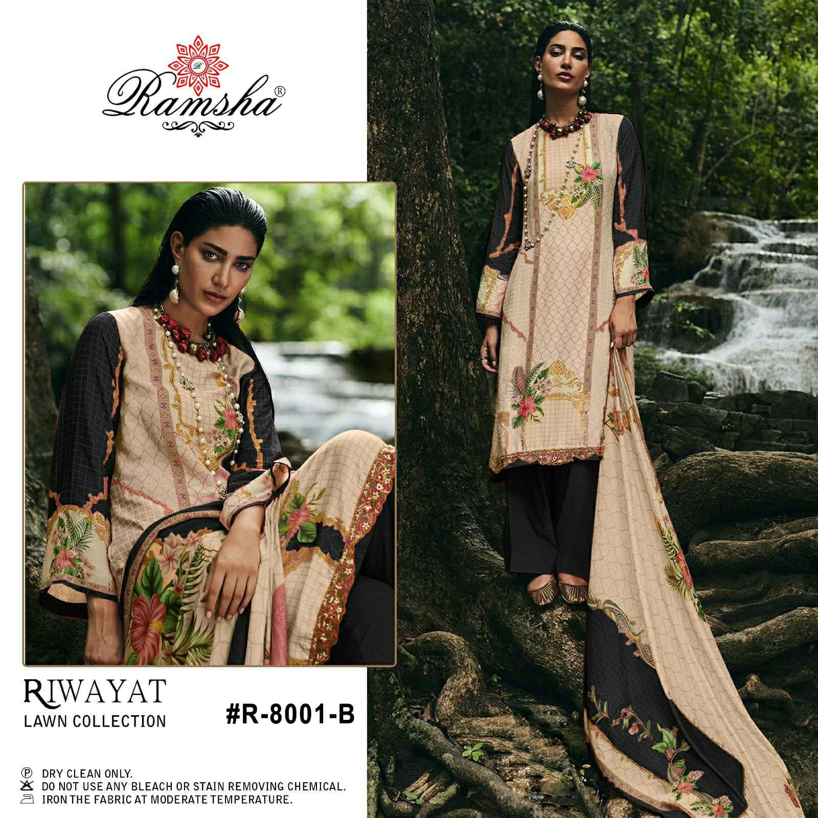 RAMSHA RIWAYAT LAWN COLLECTION VOL 2