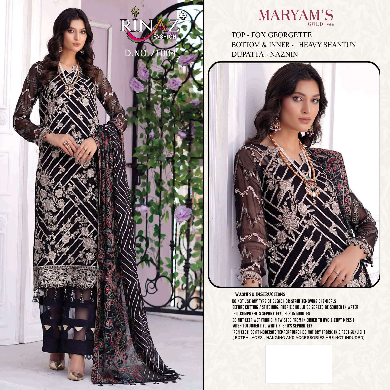 RINAZ FASHION MARIYAM GOLD VOL 23