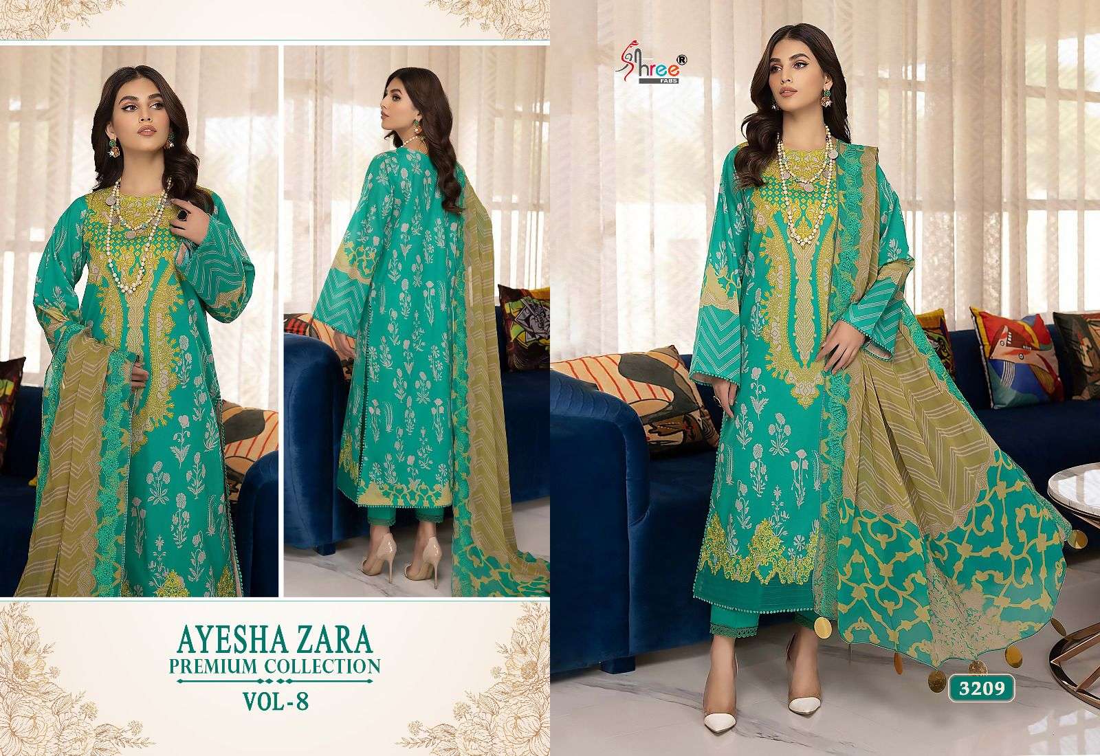 SHREE FAB AYESHA ZARA PREMIUM COLLECTION VOL 8 