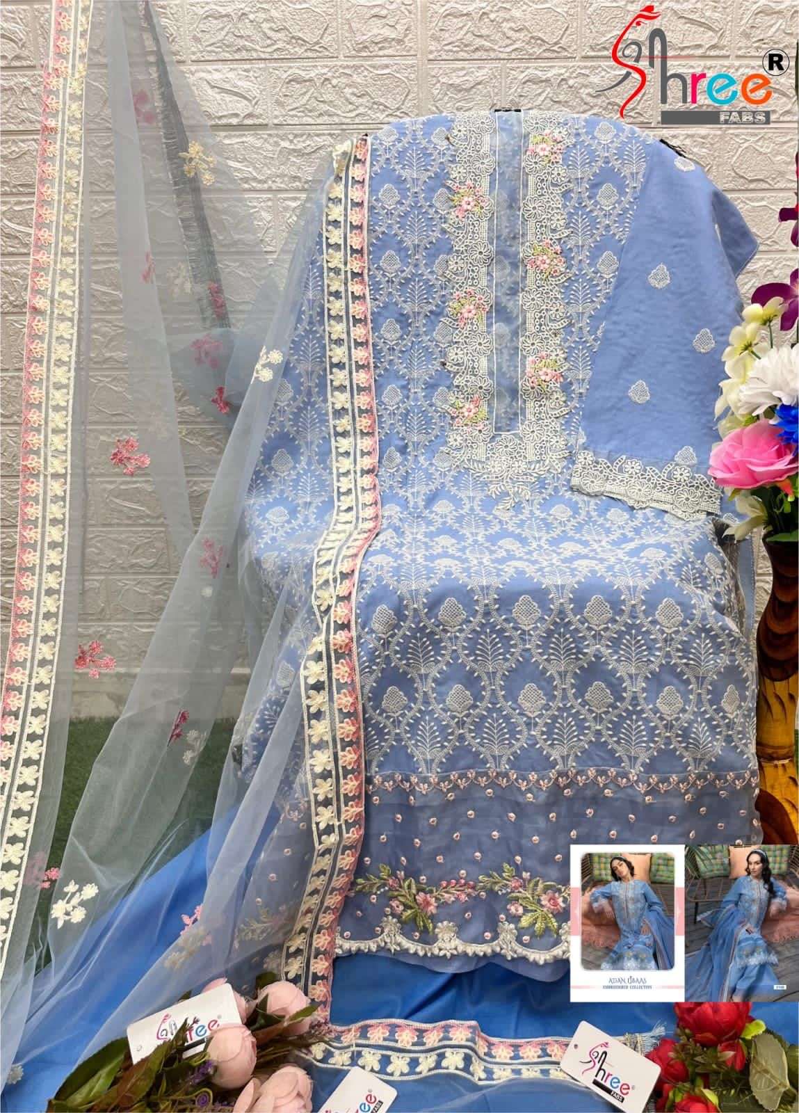 SHREE FABS ADAN LIBAAS EMBROIDERED COLLECTION