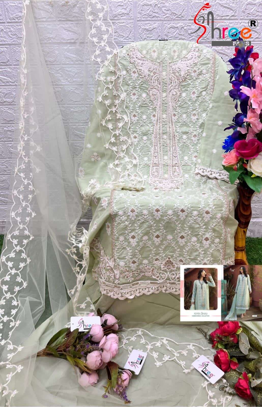 SHREE FABS ADAN LIBAAS EMBROIDERED COLLECTION