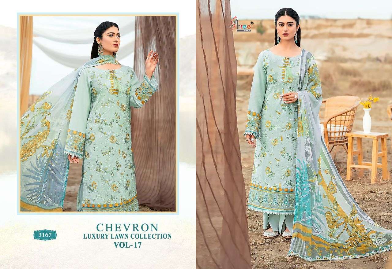 SHREE FABS CHEVRON LUXURY LAWN COLLECTION VOL 17