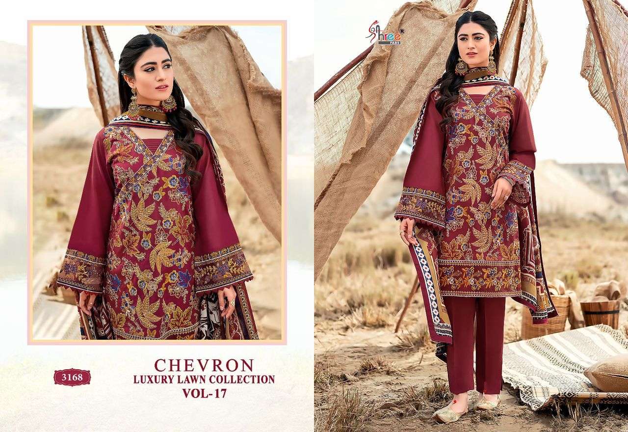 SHREE FABS CHEVRON LUXURY LAWN COLLECTION VOL 17