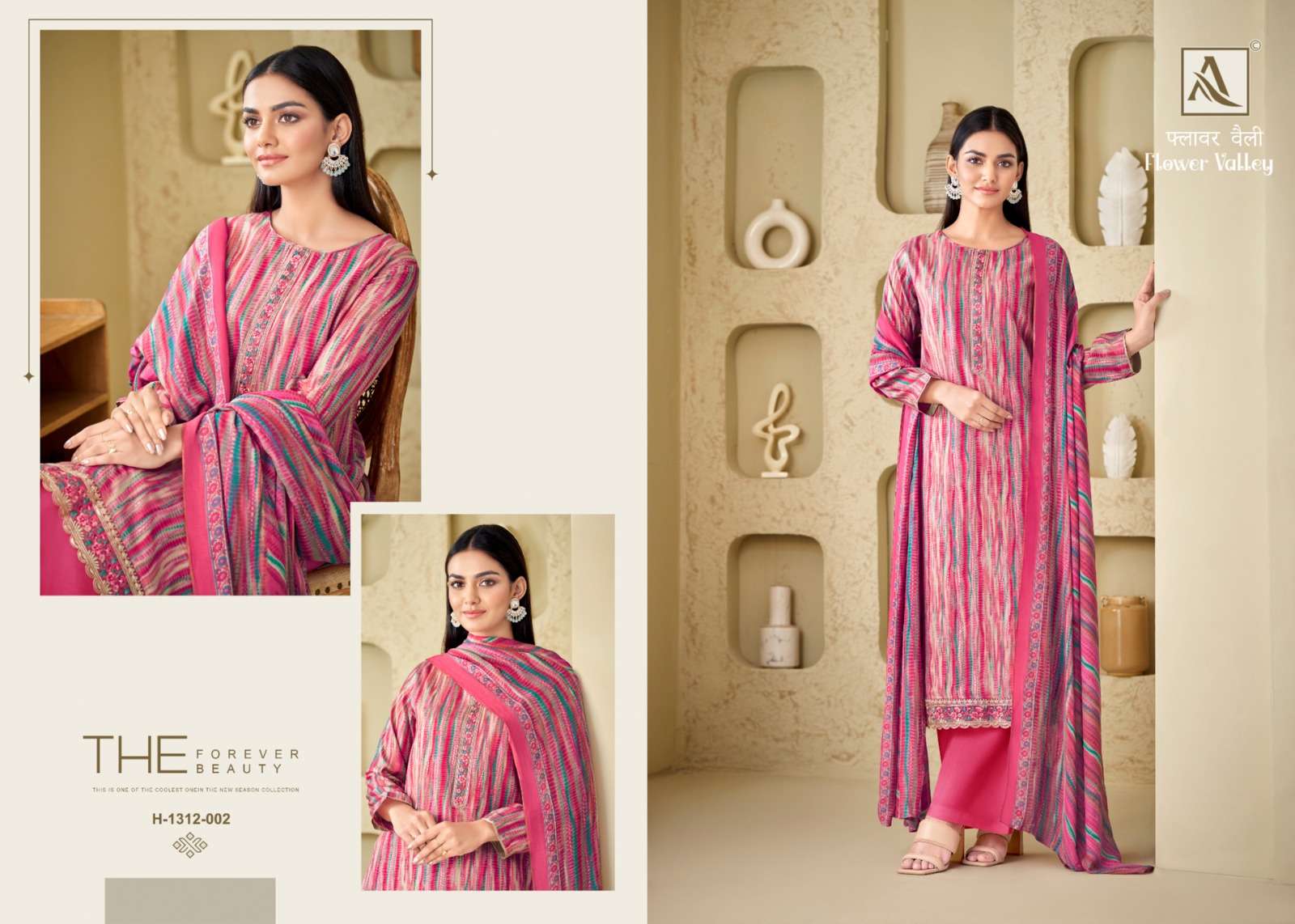 ALOK SUITS FLOWER VALLEY