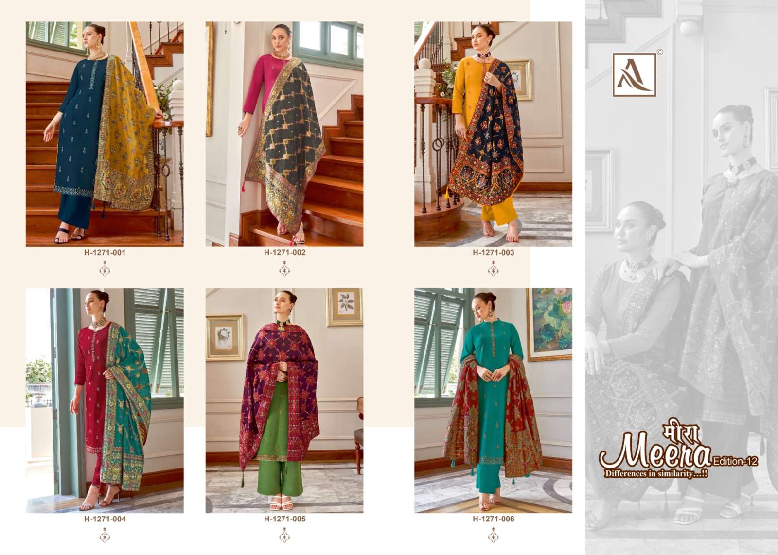 ALOK SUITS MEERA EDITION VOL 12
