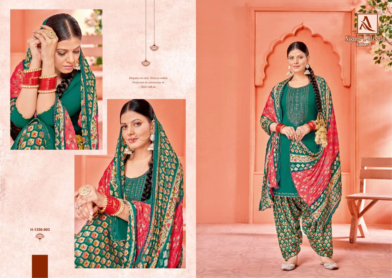 ALOK SUITS NIGAAR PATIYALA EDITION VOL 5 
