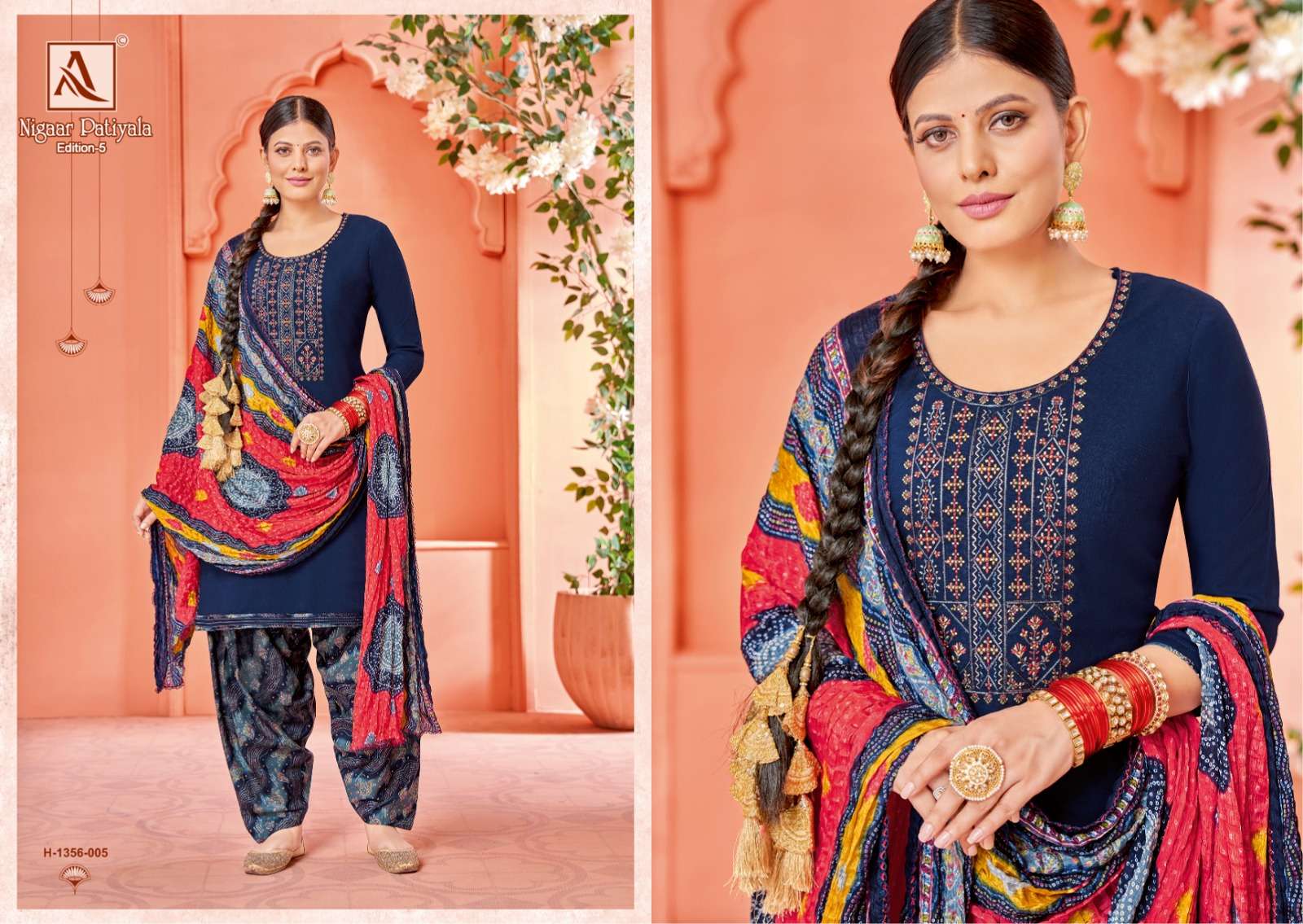 ALOK SUITS NIGAAR PATIYALA EDITION VOL 5 