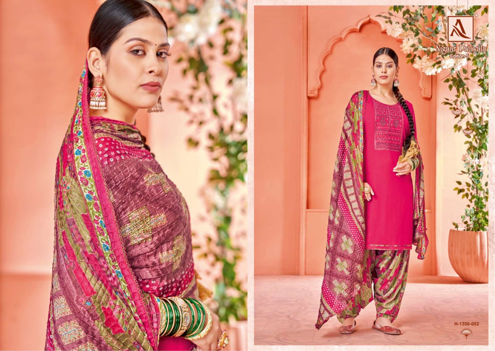ALOK SUITS NIGAAR PATIYALA EDITION VOL 5 