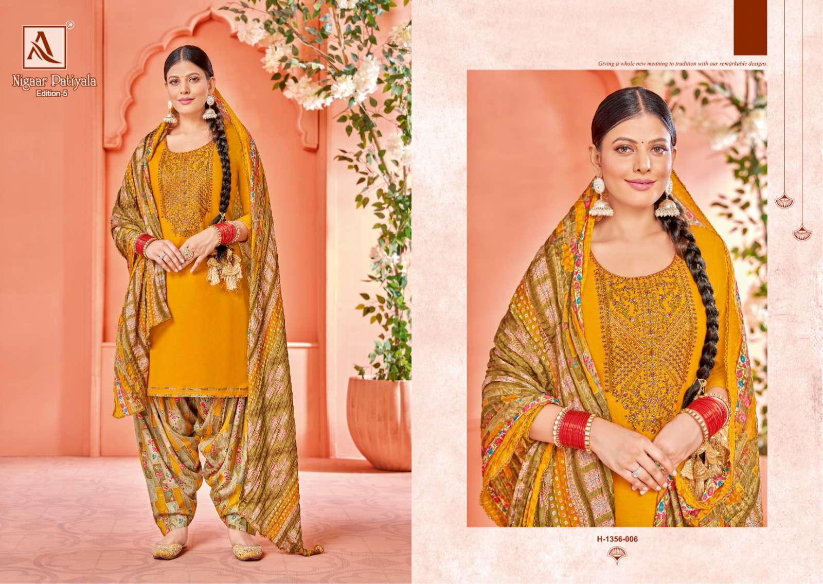 ALOK SUITS NIGAAR PATIYALA EDITION VOL 5 