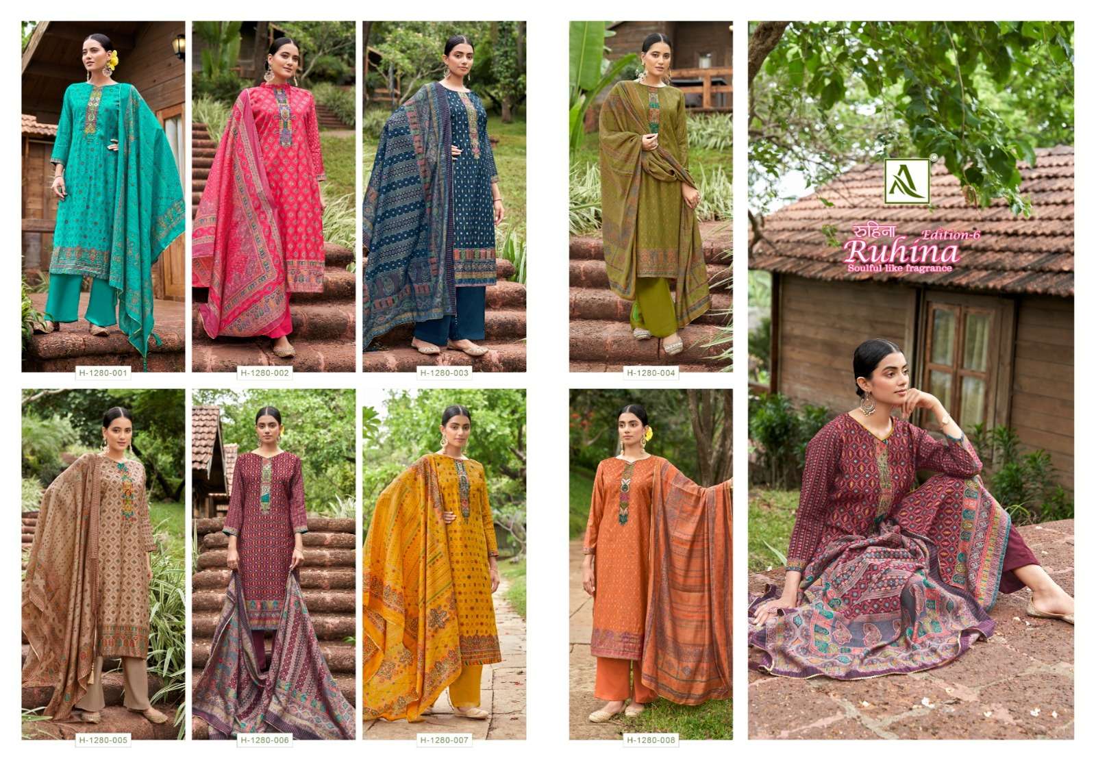 ALOK SUITS RUHINA VOL 6