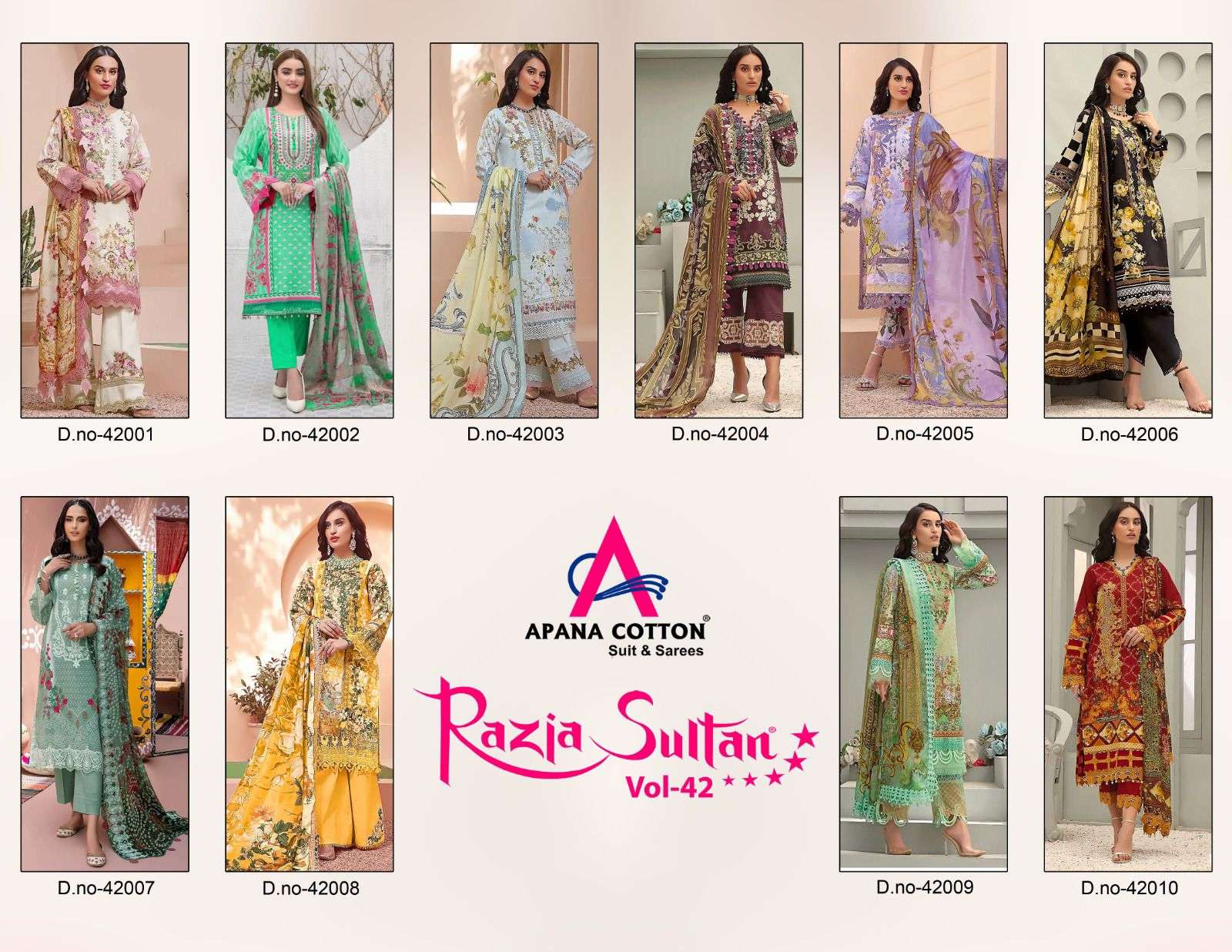 APANA COTTON RAZIA SULTAN VOL 42