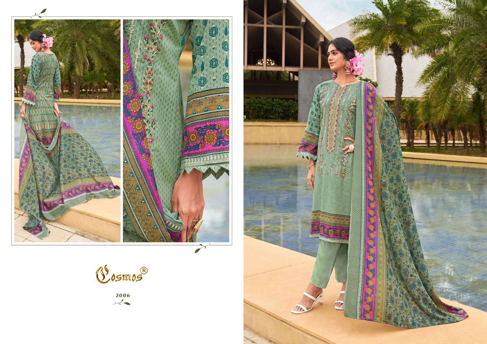 COSMOS FASHION NOOR EMBROIDERED VOL 2 