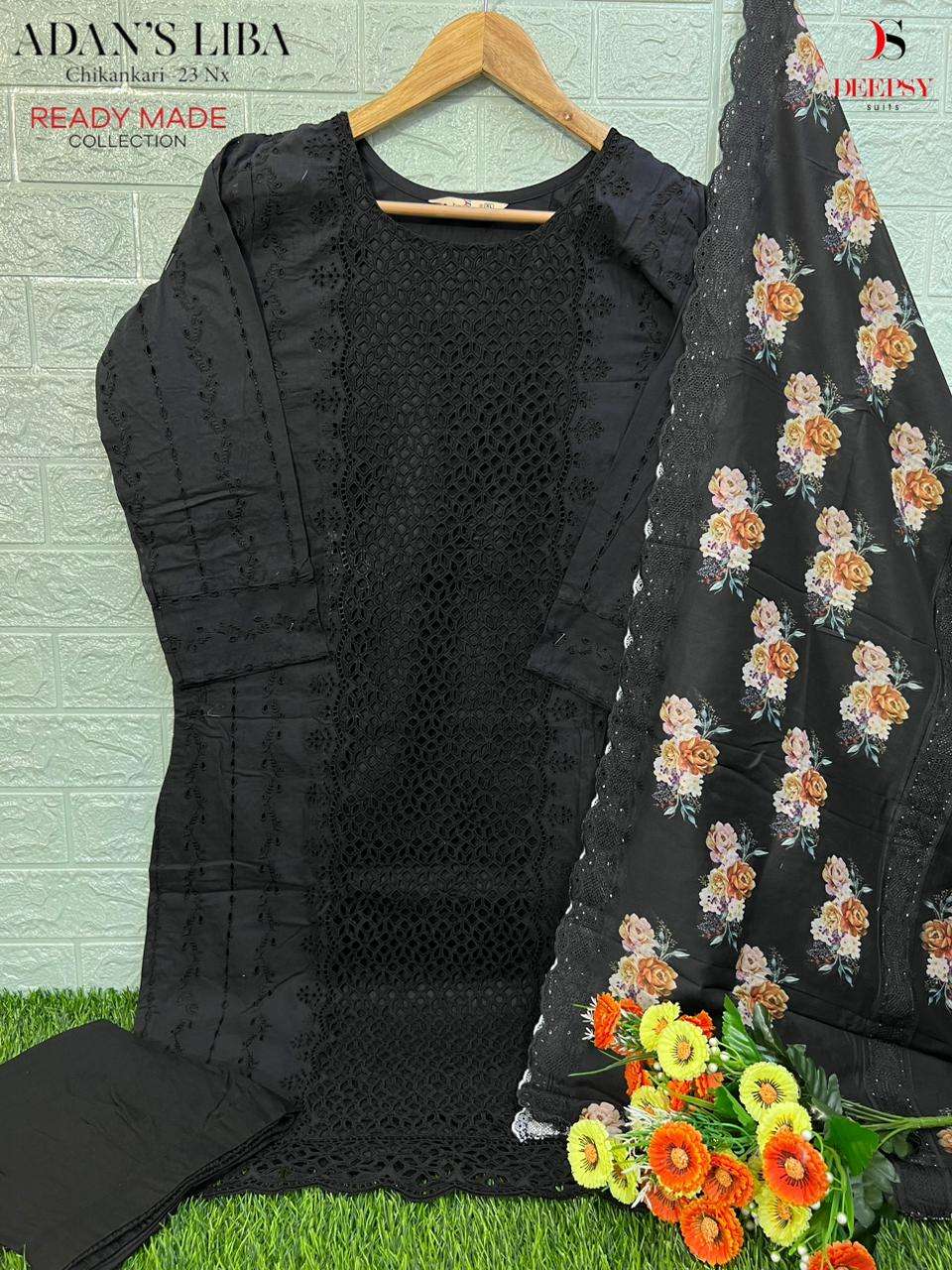 DEEPSY SUITS ADANS LIBAS CHIKANKARI 23 NX READY MADE COLLECTION
