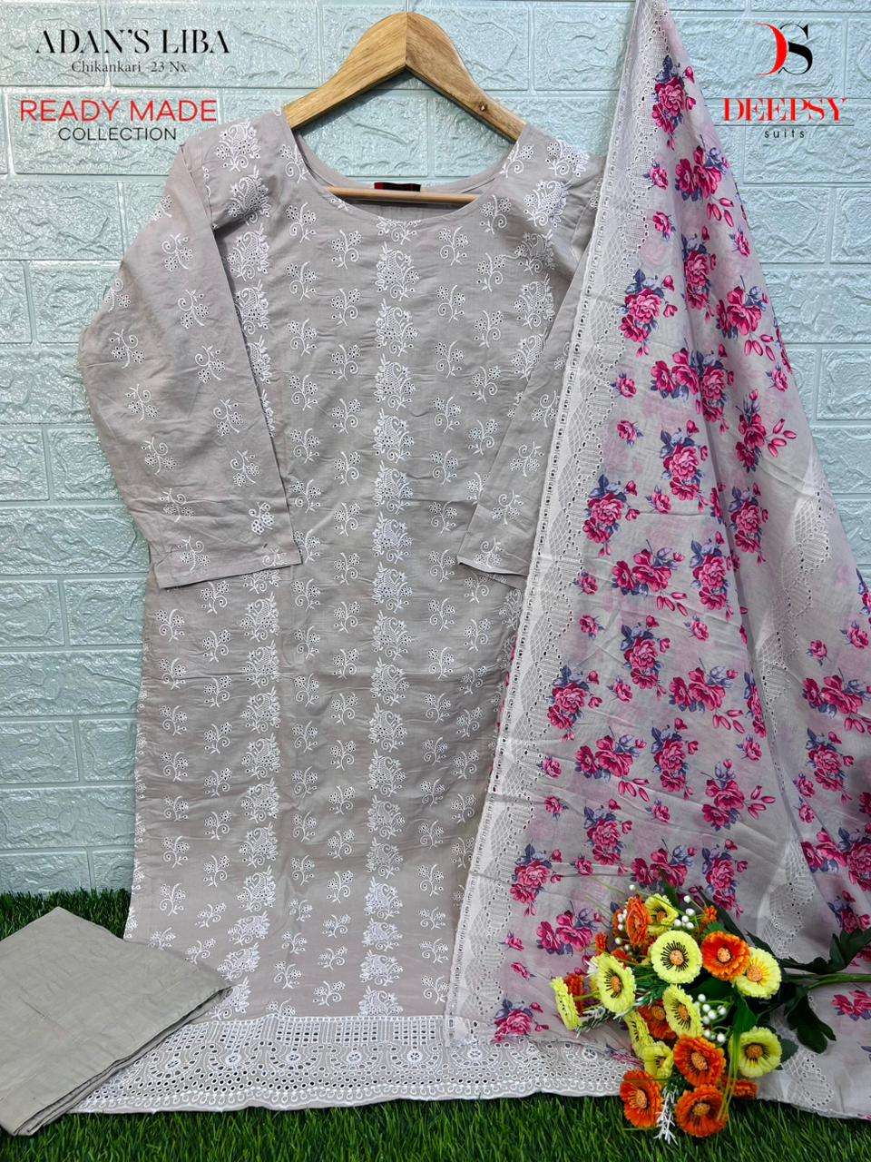 DEEPSY SUITS ADANS LIBAS CHIKANKARI 23 NX READY MADE COLLECTION