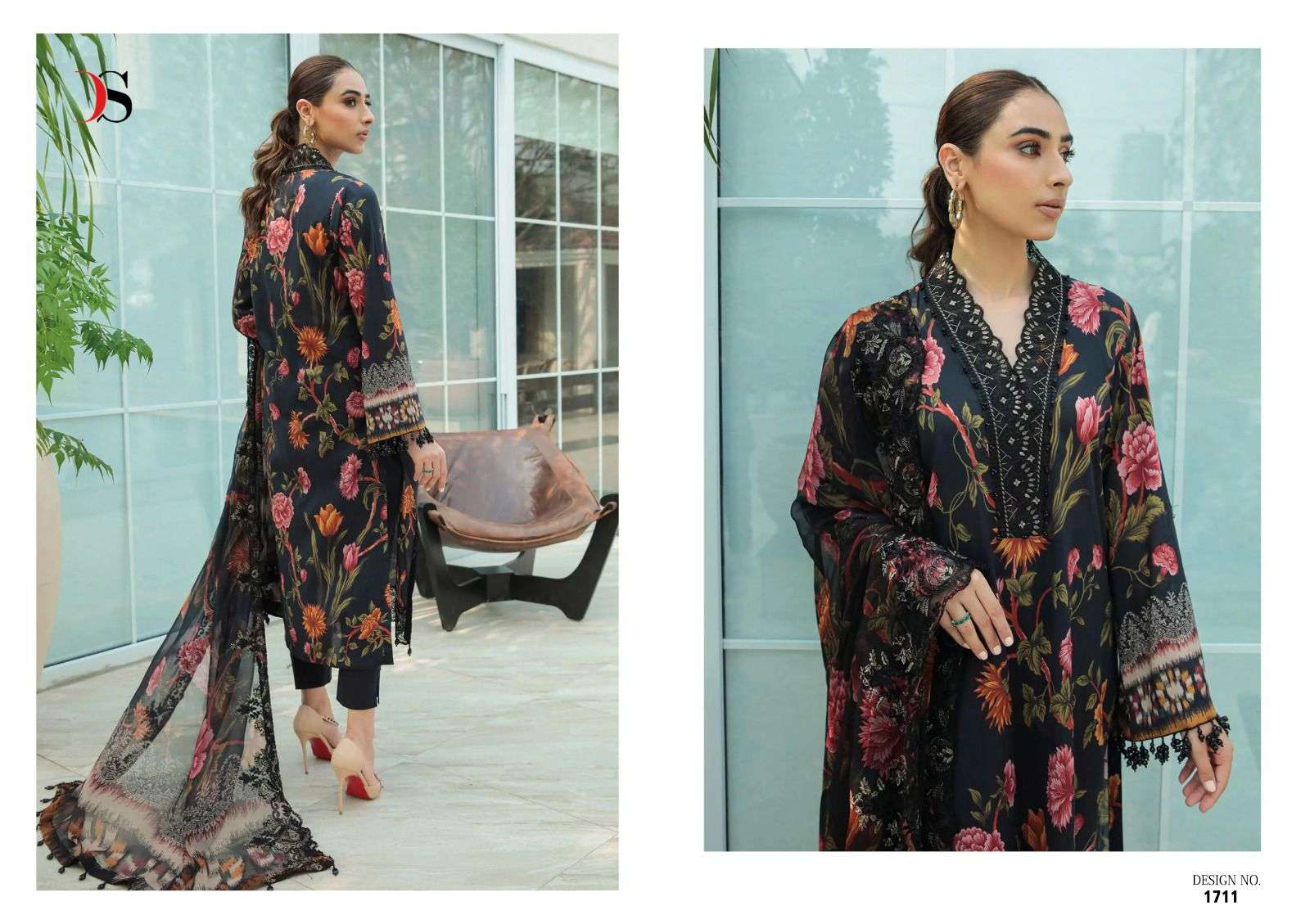 DEEPSY SUITS CHUNARI PASHMINA EMBROIDERED COLLECTION
