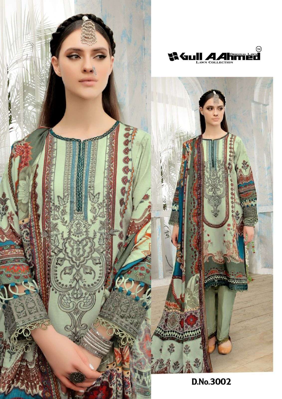 GULL AAHMED MINHAL EXCLUSIVE LAWN COLLECTION VOL 3