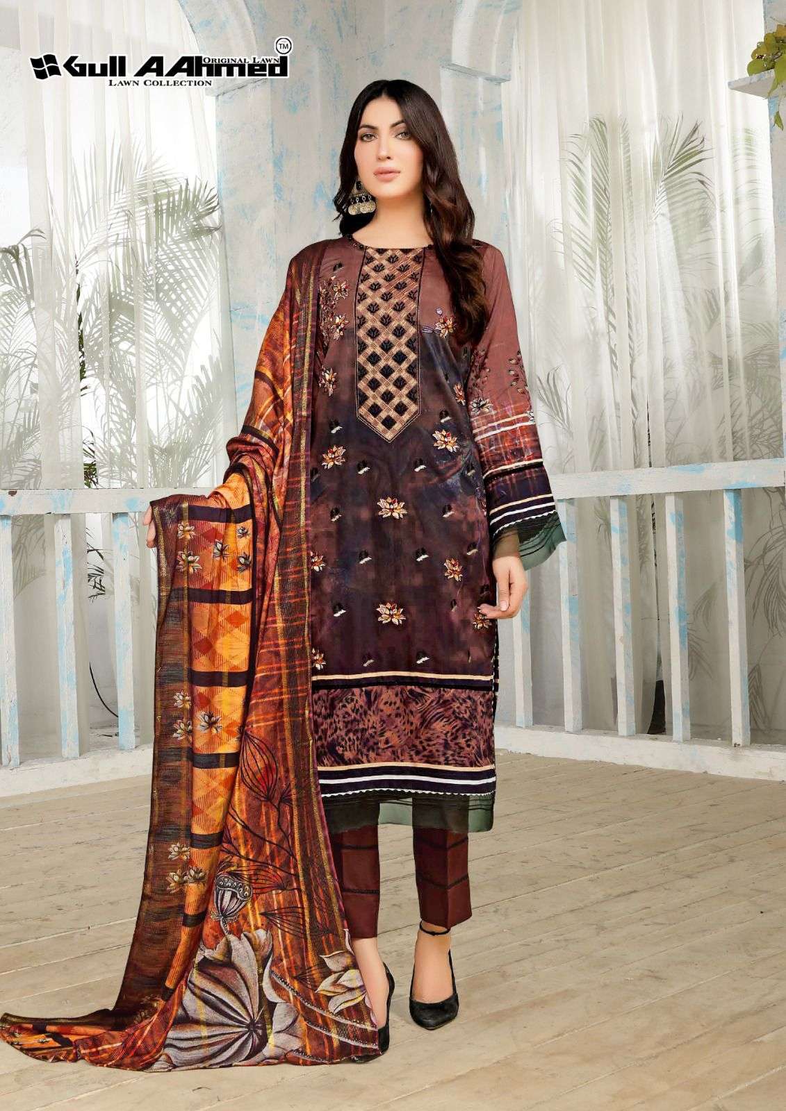 GULL AAHMED MINHAL EXCLUSIVE LAWN COLLECTION VOL 3