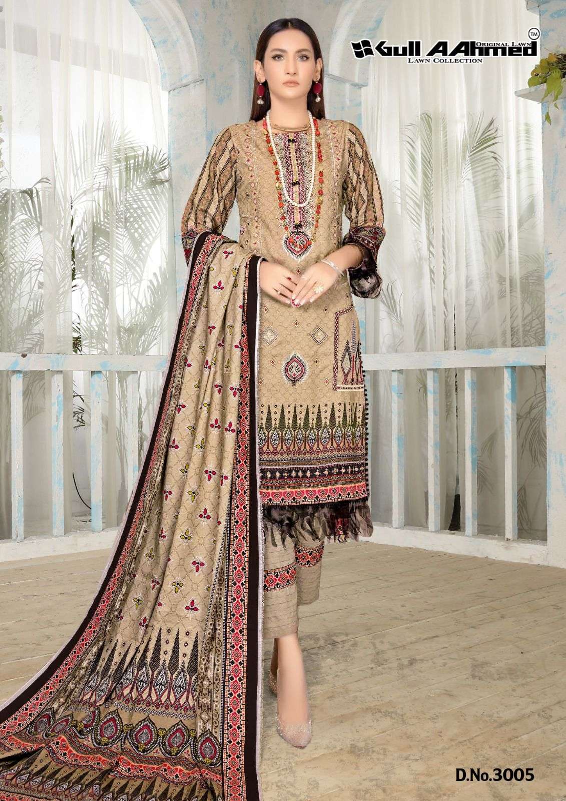 GULL AAHMED MINHAL EXCLUSIVE LAWN COLLECTION VOL 3