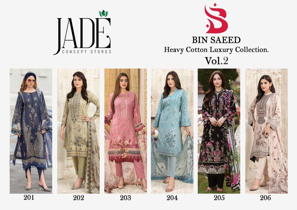 JADE BIN SAEED HEAVY COTTON LUXURY COLLECTION VOL 2