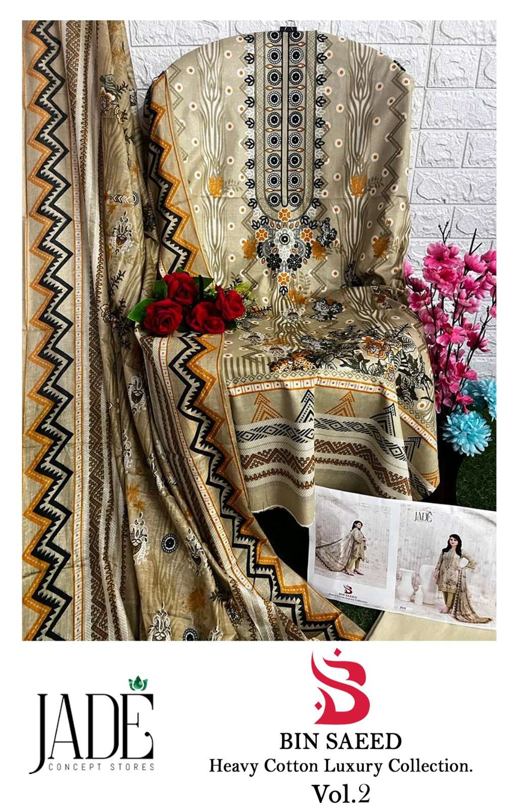 JADE BIN SAEED HEAVY COTTON LUXURY COLLECTION VOL 2